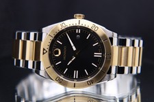 Movado Sport Black Dial Two-Tone Steel Men's Watch 0607991