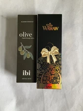 Wawaw SNK and ibi Olive Hand and Body Lotions 1 Of Each Brand Lot of 2
