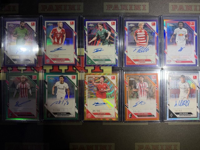 2025-26 Topps Chrome Bundesliga Jae-Sung Lee Lukas Ullrich Laimer Auto Lots *10
