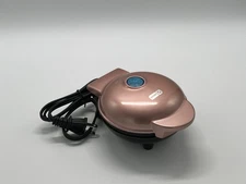 Dash Mini Pizzelle Maker - Metallic Rose Gold - Great Gift and Stocking Stuffer!