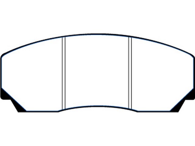 Front Brake Pad Set EBC 78NHXNS49 for Lotus Esprit 1999 2000 2001 2002 2003 2004