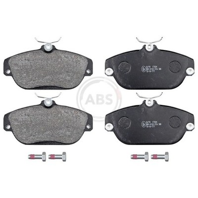 1x ORIGINAL  A.b.s. 36710 Bremsbelagsatz, Scheibenbremse Vorne, exkl.