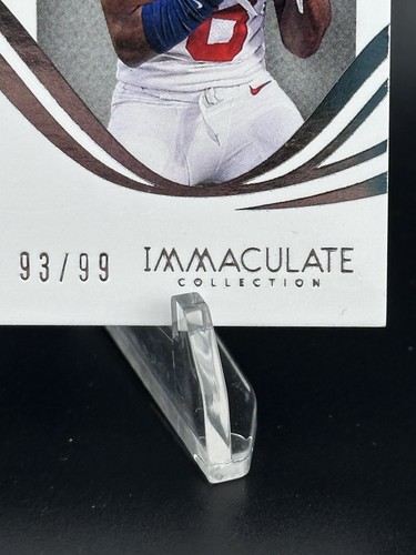 2021 Immaculate Collection ELIJAH MOORE Auto 3-Card Lot /10 /99 Bills Ole Miss - Picture 6 of 10