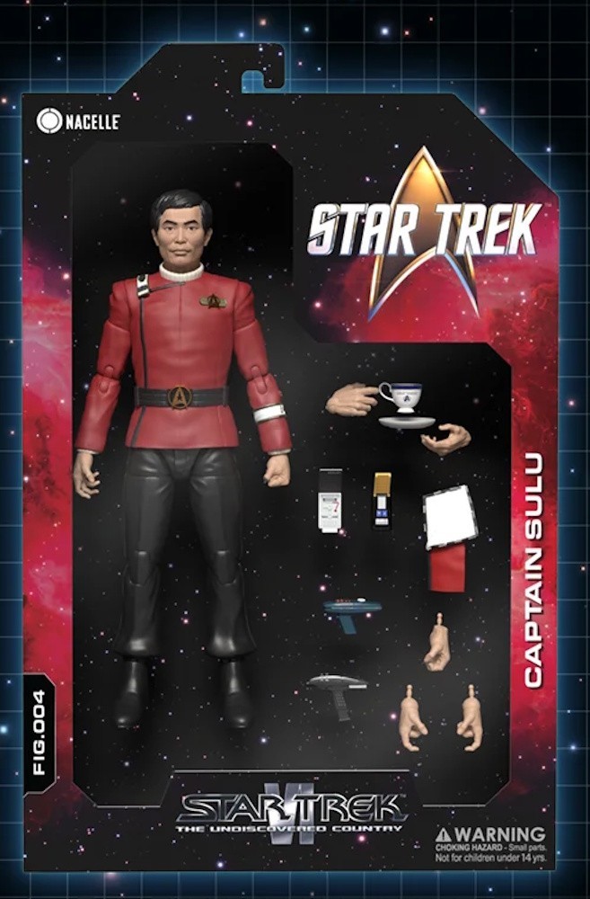 Figura de acción Star Trek CAPTAIN SULU Wave 1 - Juguetes Nacelle - EN STOCK