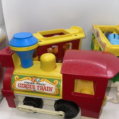 Fisher Price 1970s Vintage  Circus Train Set