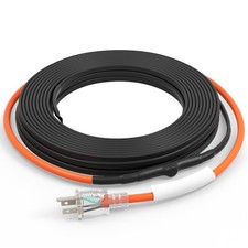 Uimoso Self-Regulating Pipe Heating Cable 40FT 5W/FT Heat Tape with Thermostat
