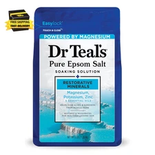 Pure Epsom Salt, Restorative Minerals with Magnesium, Potassium & Zinc, 3 Lbs ⭐️