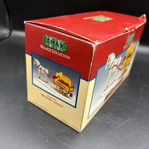 Lemax Enchanted Forest BREWERY WAGON Village Collection 2003 CON CAJA 33402A - Imagen 5 de 8