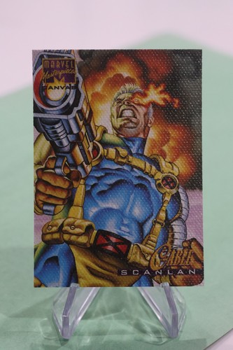 Cable #4 Marvel 1995 Masterpieces Canvas card