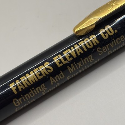 VTG Ballpoint Pen FAMERS ELEVATOR CO. Table Grove Illinois IL