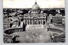 Roma St Peters Basilica Vatican City Vintage Postcard