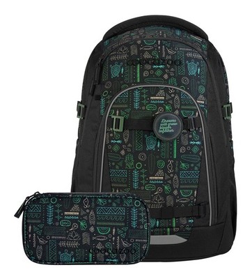 coocazoo Mate School Backpack 3tlg. Humedica Schulrucksack Rucksack Free Spirit