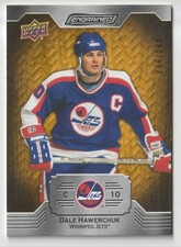 2023-24 UPPER DECK ENGRAINED DALE HAWERCHUK 296/299 WINNIPEG JETS #76