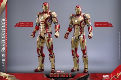 Hot Toys MMS759D66 Iron Man 3 Mark 42 XLII 2.0 Deluxe Version 1/6 