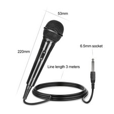 6.5mm Jack Dynamic Microphone Handheld Wired Microphone for Karaoke Speakers Mix — image 4