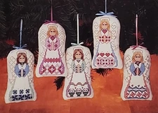 Better Homes and Gardens 1989 Cross stitch Angel Ornaments 8616 PATTERNS ONLY