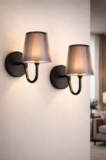 2x LED Wall Lights RGB Dimmable Wireless Rechargeable Wall Lamp Decorative Light