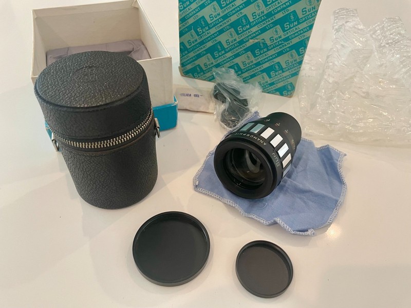 Sun Optical 16 Anamorphic Adapter Lens 16mm Film Vintage - Packaging Complete