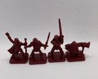 VINTAGE HEROQUEST WIZARD ELF BARBARIAN DWARF HERO Miniatures Milton Bradley