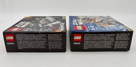 Lego Star Wars Microfighters 75073 & 75074 Series 2 - New in Sealed Box