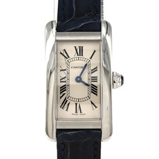 Cartier Tank American SM WSTA0016 SS Quartz from JAPAN