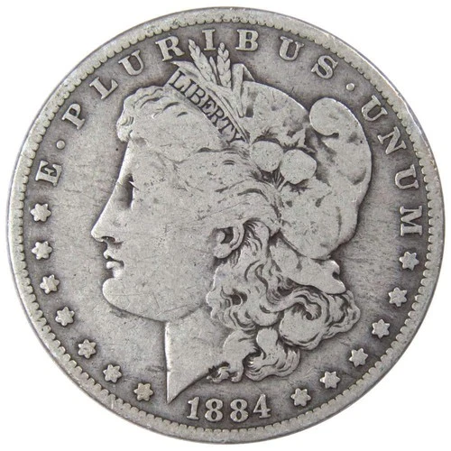 1884 O Morgan Dollar VG Very Good 90% Silver $1 US Coin Collectible