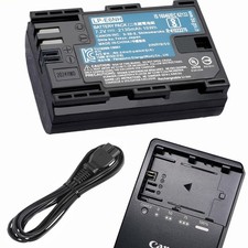 Camera Battery Pack LP-E6NH LC-E6 Charger For Canon EOS R R5 R6 R7 R6II 5D 6D