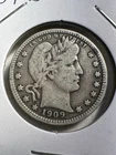 1909 D Barber Quarter