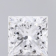 Princess Diamond Lab Grown GIA Certified VS1 Clarity E Grade 3.43 Ct 548.10 per carat