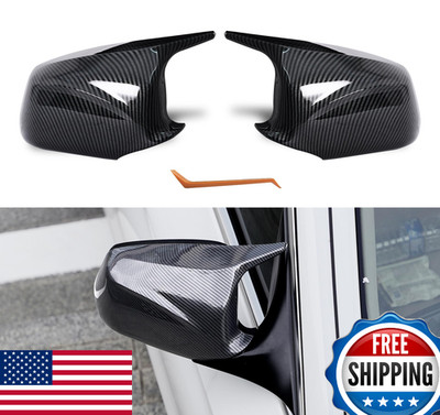 BDBO Carbon Fiber Mirror Cover Caps for BMW F10 F11 F18 2011-2013 Durable