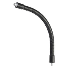 8" Gooseneck 1/4" - 20 Male to Male Thread Flexible Tube Extension Black New