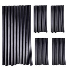 50PCS Hot Melt Glue Adhesive Sticks 150X7mm Black L6I69665 0.24 per stick