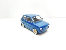 Fiat 126 BBS Tuning Blu del 1972 - 1/18 Artigianale base MCG