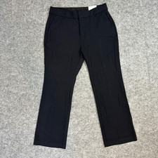 Nine West Women's 10P Black 9-5 Stretch Mid Rise Bootcut Dress Pants NWT