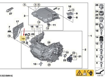 Mini Cooper J01 Rotorstellungssensor 12355A725B0 NEU ORIGINAL