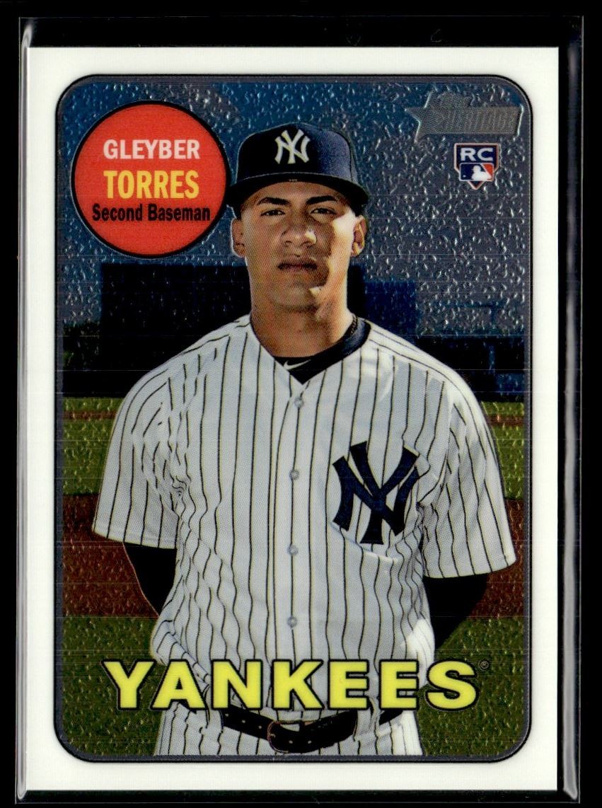 2018 Topps Heritage Chrome Gleyber Torres RC 840/999 New York Yankees #THC-603