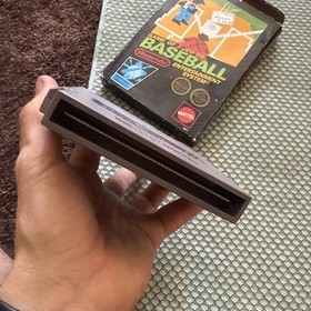 Matte Sticker Seal CANADA Baseball Nintendo NES Original Black Box Test Market