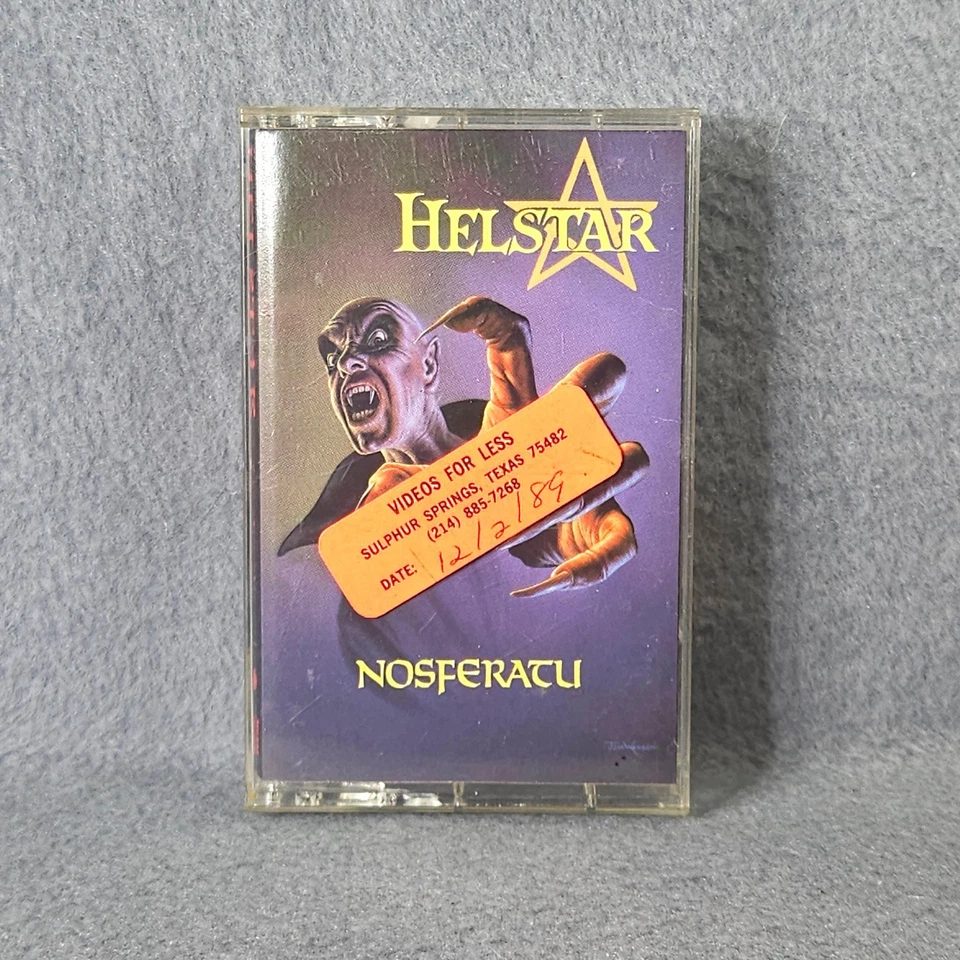 Helstar Nosferatu Cassette 1989 Metal Blade Records - Image 4 of 4