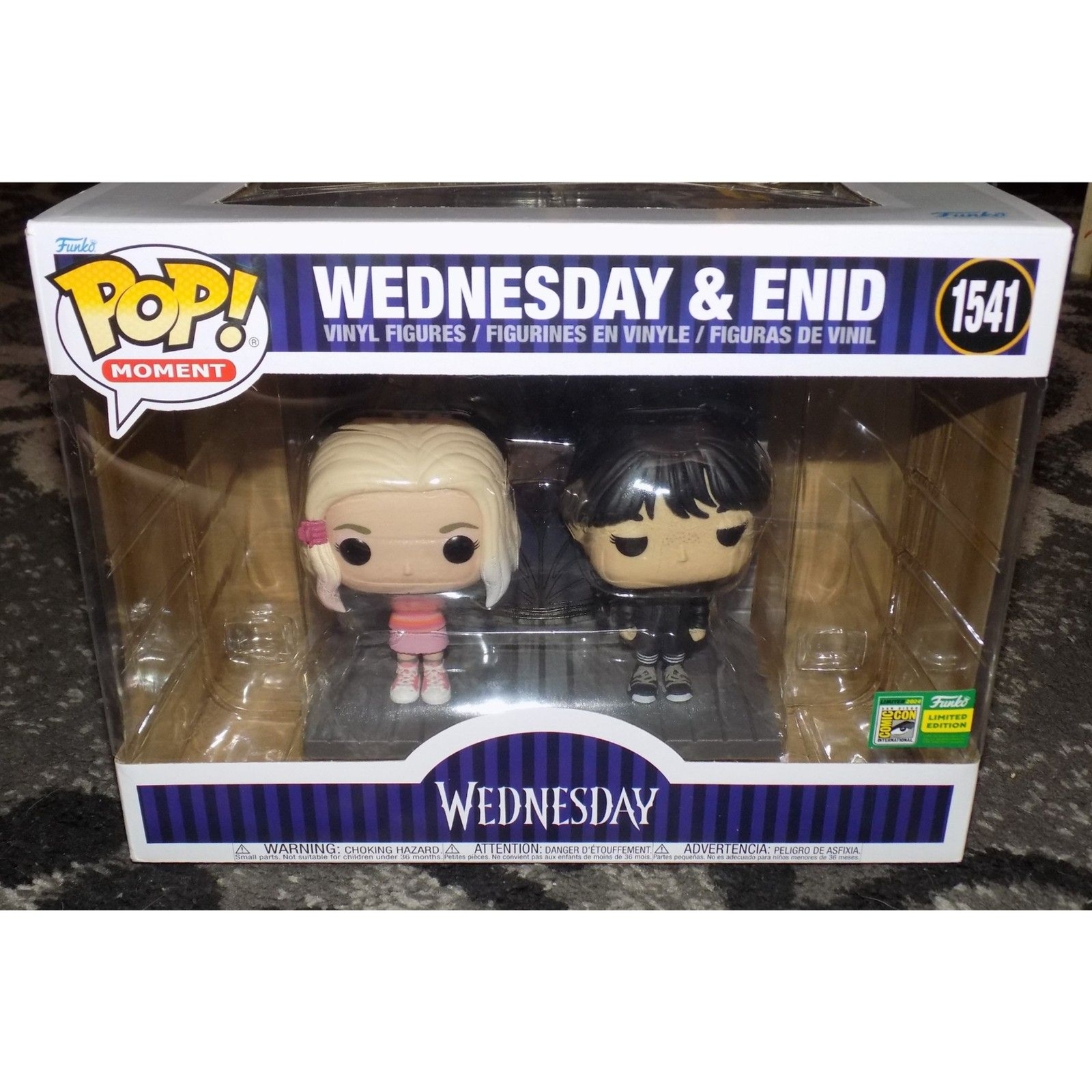 Wednesday and Enid SDCC 2024 Exclusive Addams Family Funko Pop Limited Edition