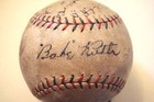 Incredible Babe Ruth Ty Cobb Walter Johnson HOF Signed Baseball Leland Certified