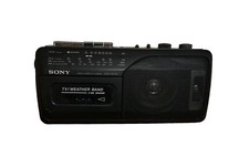 Sony CFM-165TW AM/FM Radio Works - Cassette Has No Sound