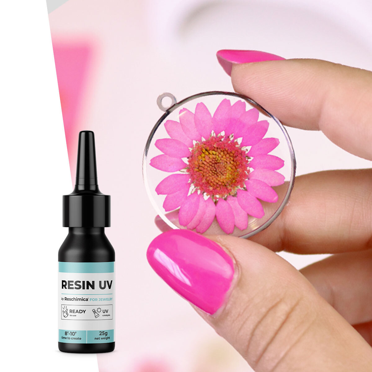 Resina UV Trasparente 300g - Per Gioielli Fai Da Te, Indurimento Rapido - Foto 11