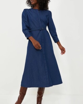 TUCKERNUCK Denim Catherine Dress Small Read Description | eBay