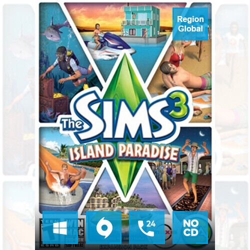 The Sims 3 Island Paradise Expansion Pack DLC for PC Game Origin Key Region Free - Picture 1 of 1