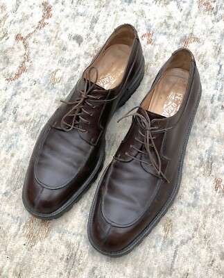 Salvatore Ferragamo Brown Oxfords Lug Soles Sz 10.5 Salvatore Ferragamo Brown Oxfords Lug Soles Sz 10.5 | eBay main image 2