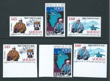 SENEGAL 1991 SG1107/9 set of 3 x 2 perf & imperf Cent 1st Air Powered Flight u/m