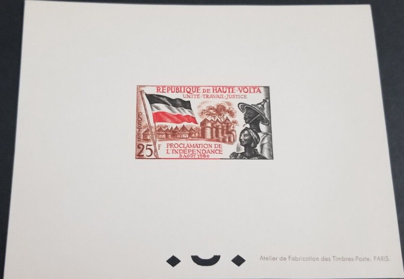 Upper Volta( Burkina Faso)- Deluxe Pres.Sheet-Scott # 92 image