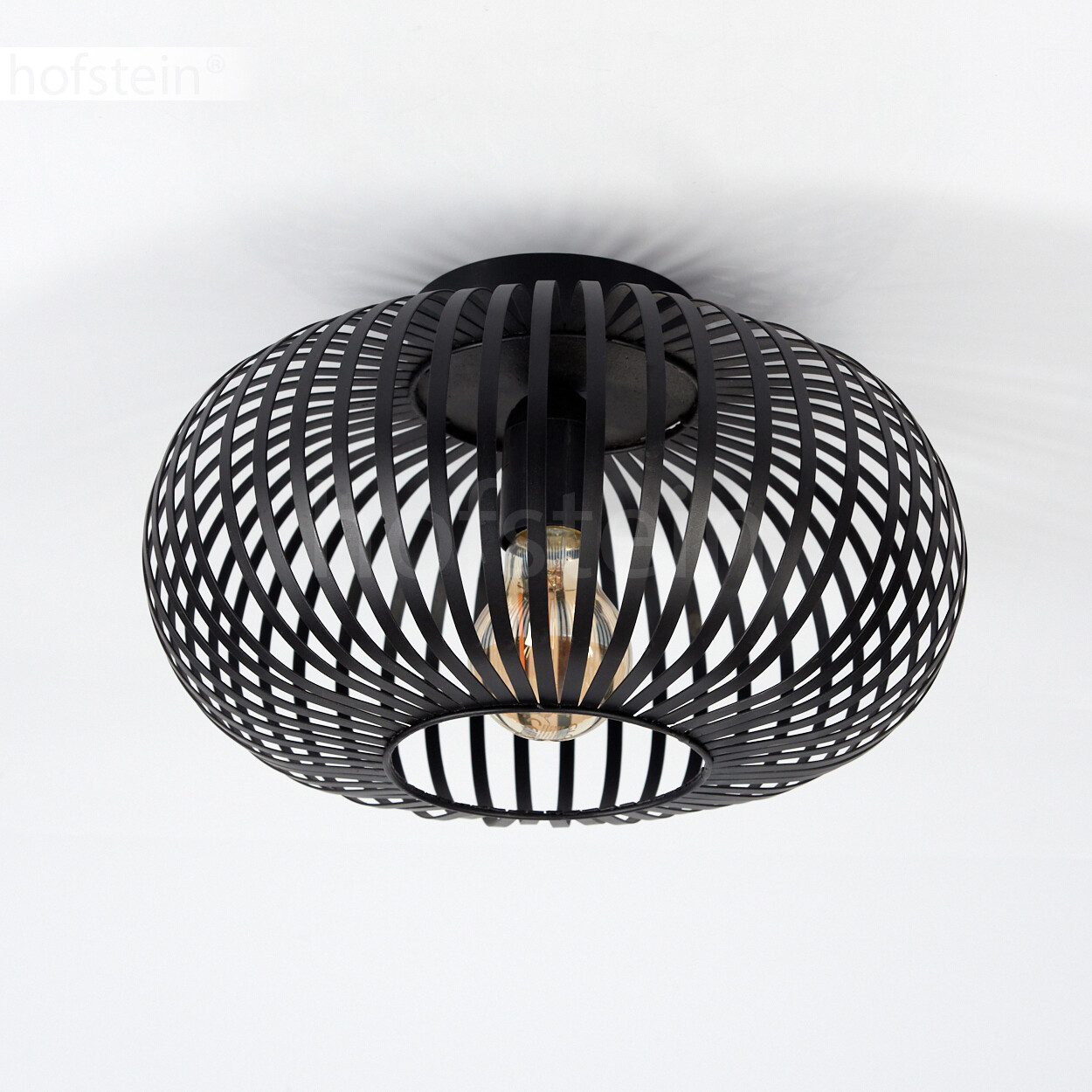 Deckenlampe Retro 2-flammige Deckenleuchte Schwarz/gold – Industriell & Verstellbar Für Wohnzimmer & Flur 2-flammige Deckenleuchte Schwarz Gold