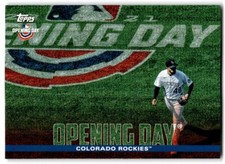 2022 Topps Opening Day Opening Day #OD6 Colorado Rockies