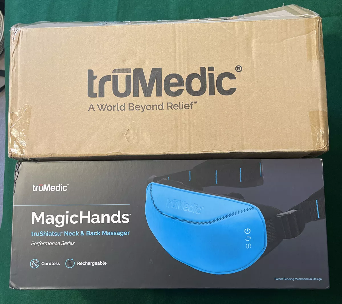 truMedic MagicHands Shiatsu Neck Back and Shoulder Massager with